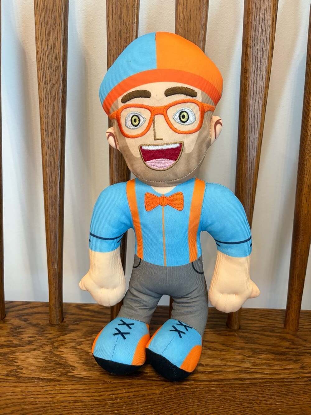 Blippi 12-inch Soft Plush Stuffed Figure Doll